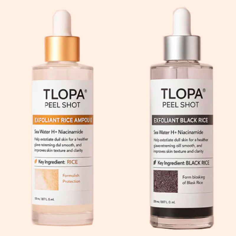 TLOPA® Glow Rice Ampoule Set - Skin Brightening Duo