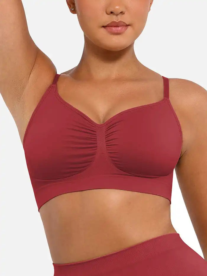 SnugFit Seamless Comfort Bra with Convertible Straps