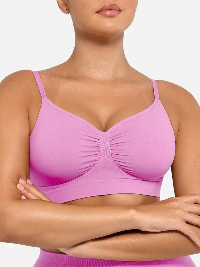 SnugFit Seamless Comfort Bra with Convertible Straps