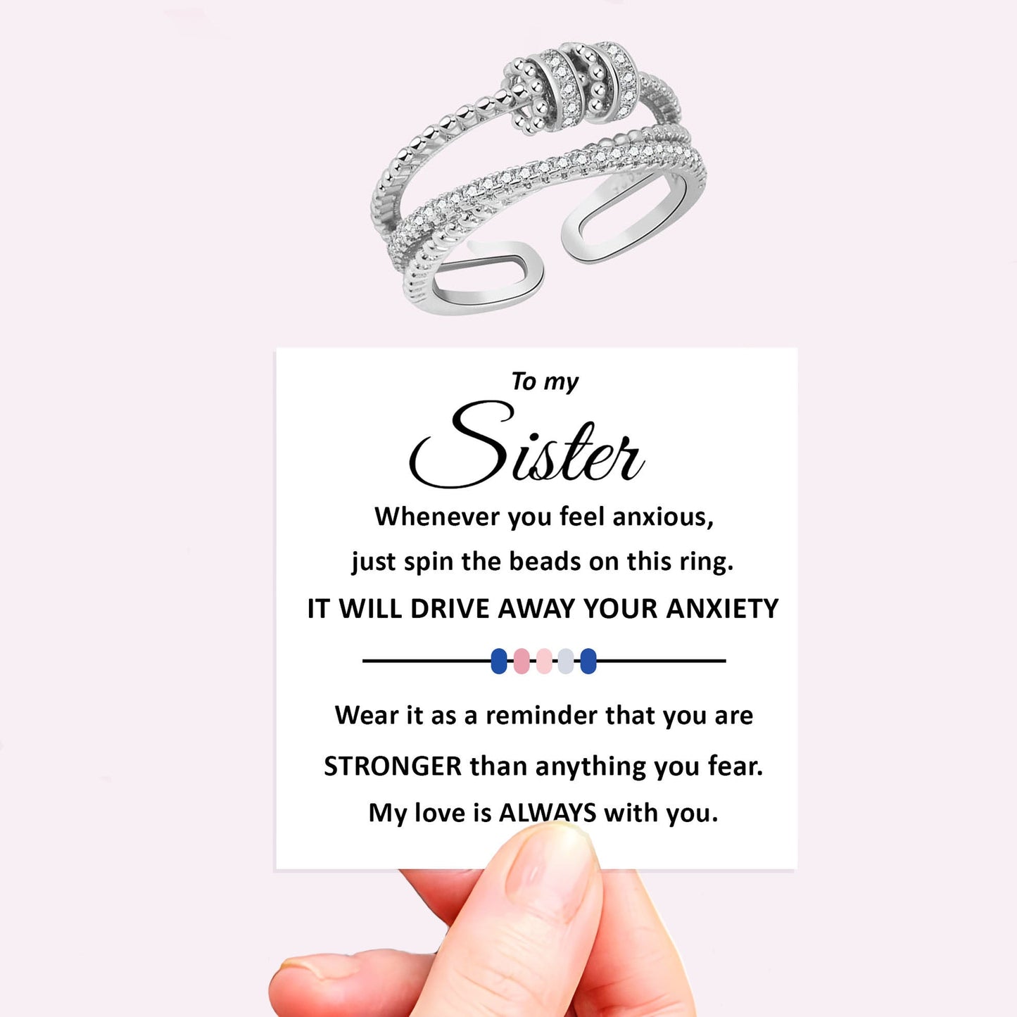 Altura™ Serenity Spinner Ring Set