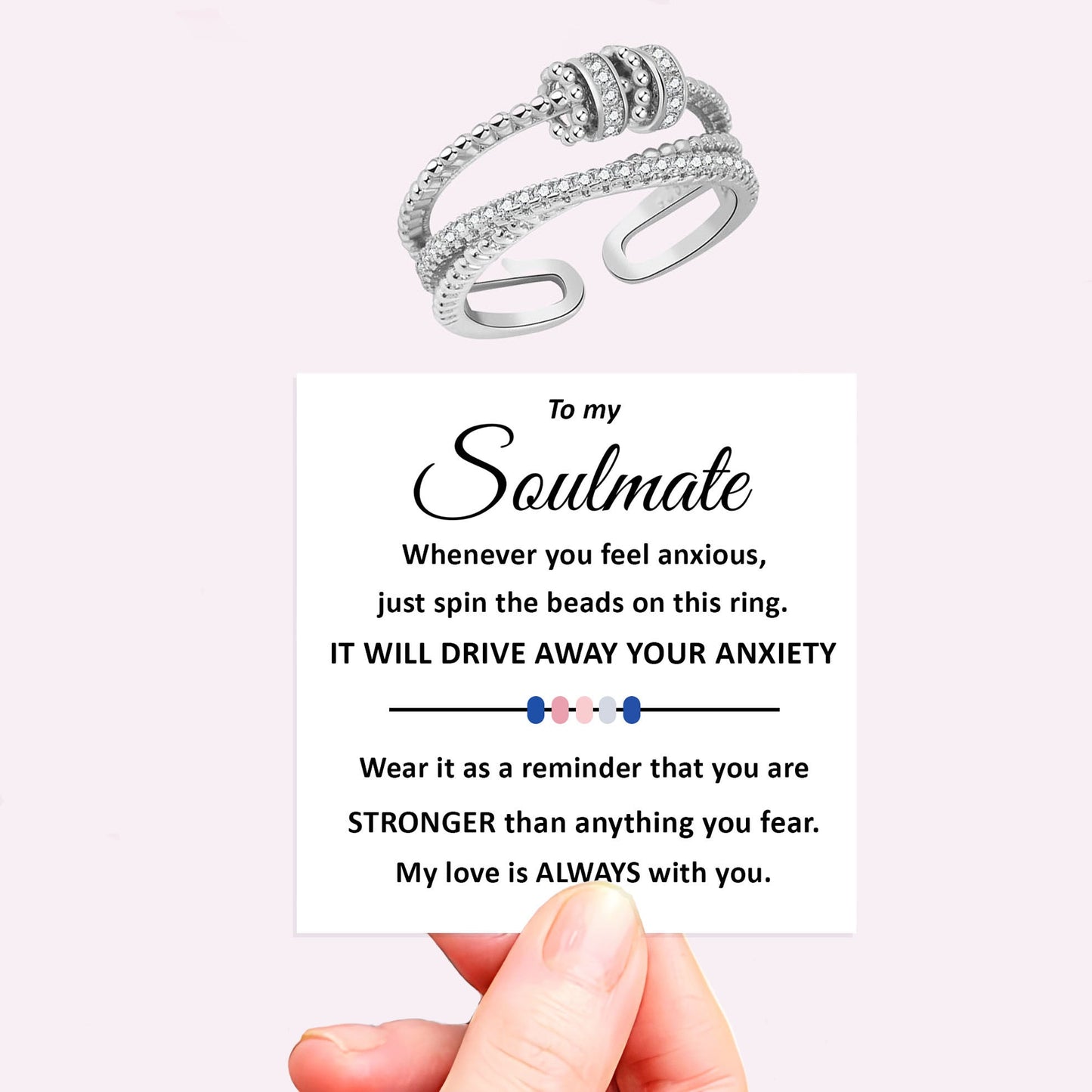 Altura™ Serenity Spinner Ring Set