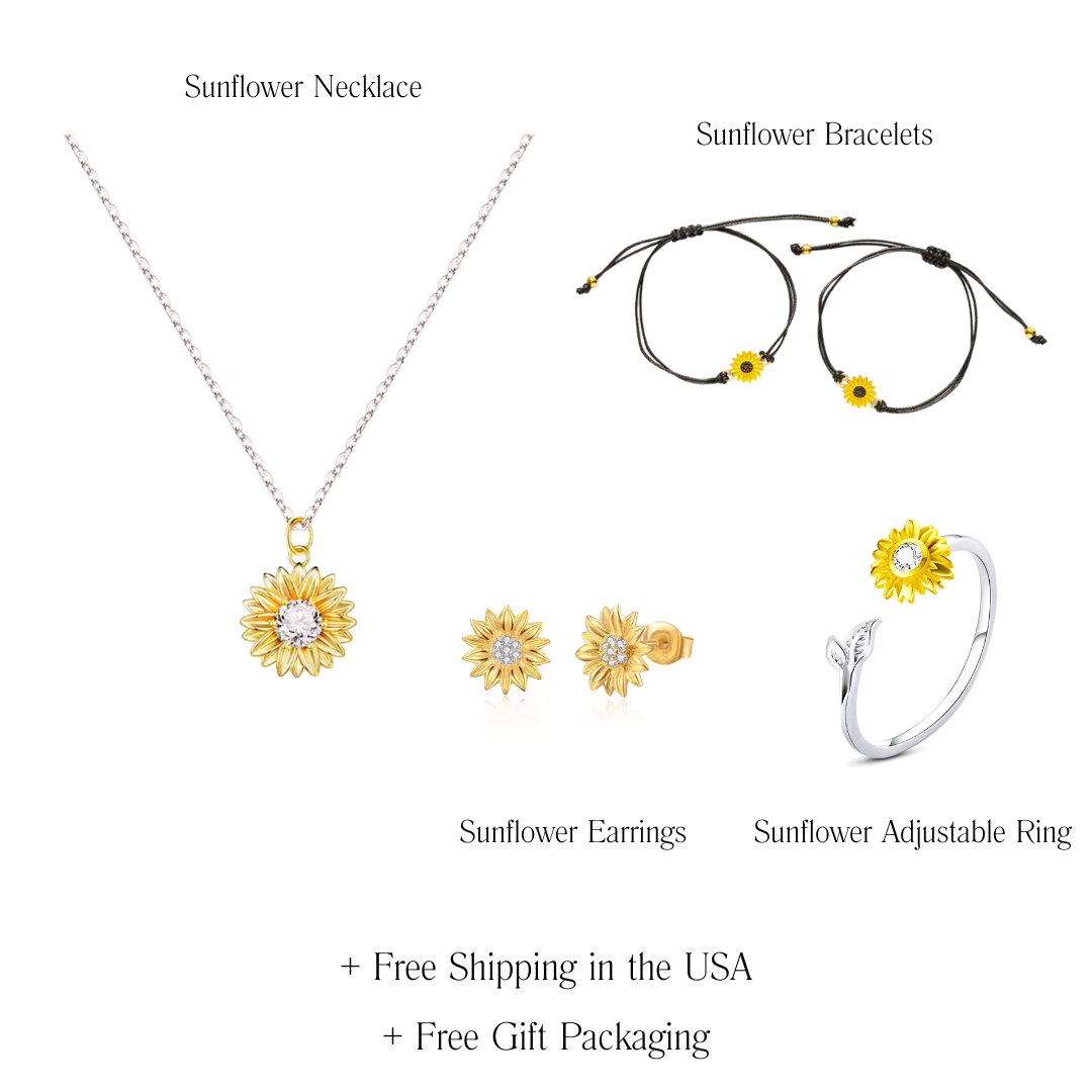 Elegant Sunflower Love Necklace - Limited Time Offer!