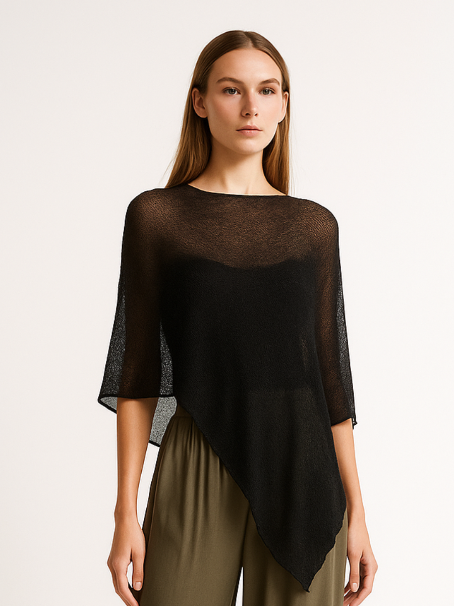Chic Sheer Poncho