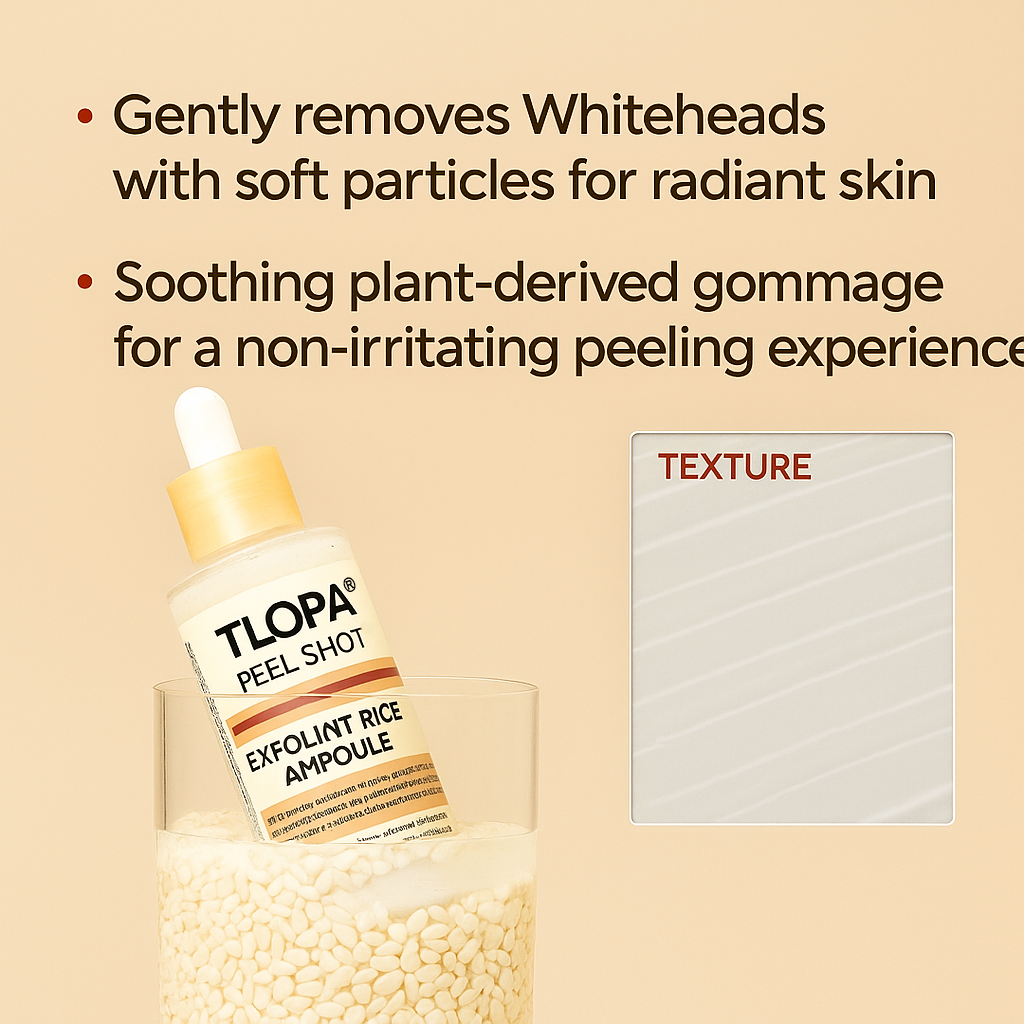 TLOPA® Glow Rice Ampoule Set - Skin Brightening Duo