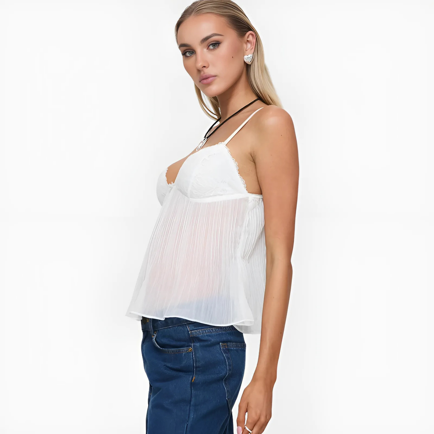 Veloura Pleat Cami