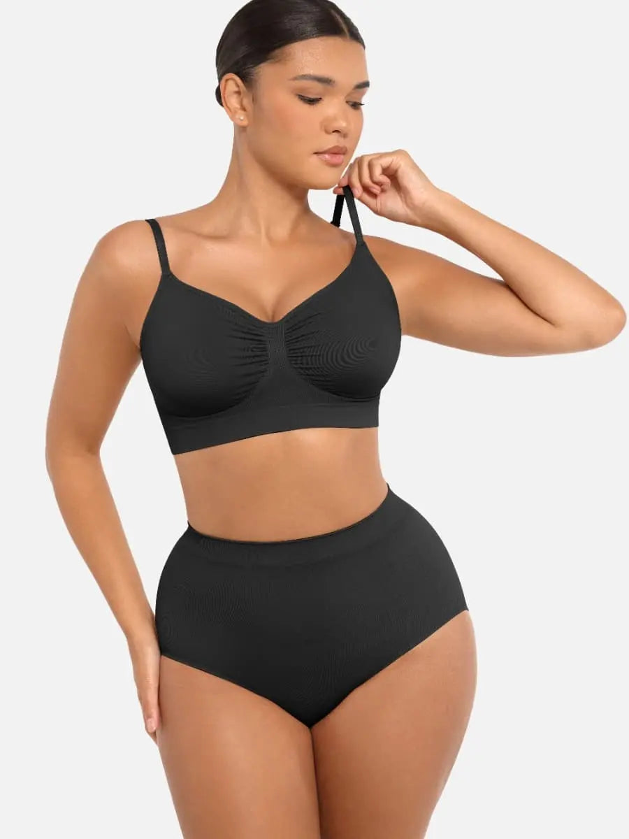 SnugFit Seamless Comfort Bra with Convertible Straps