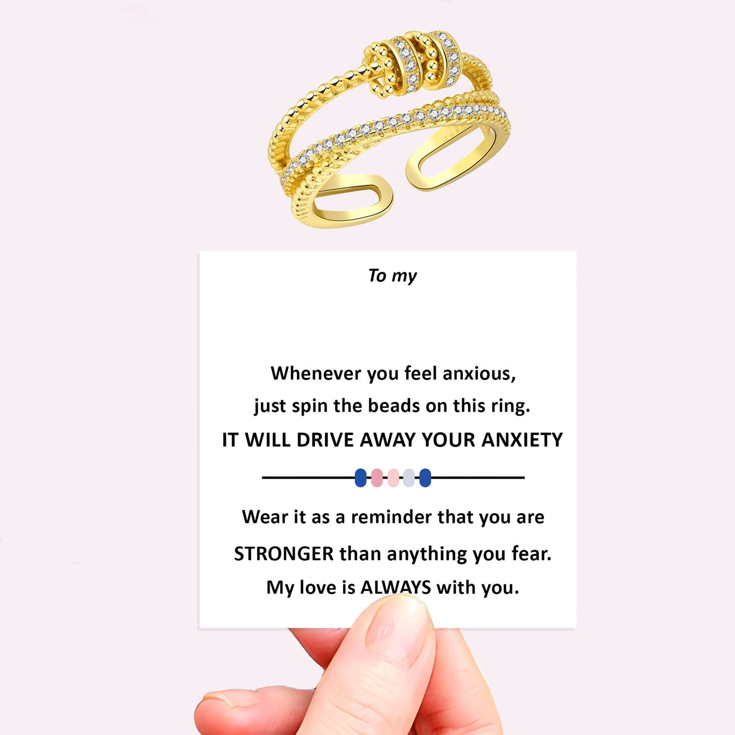 Altura™ Serenity Spinner Ring Set