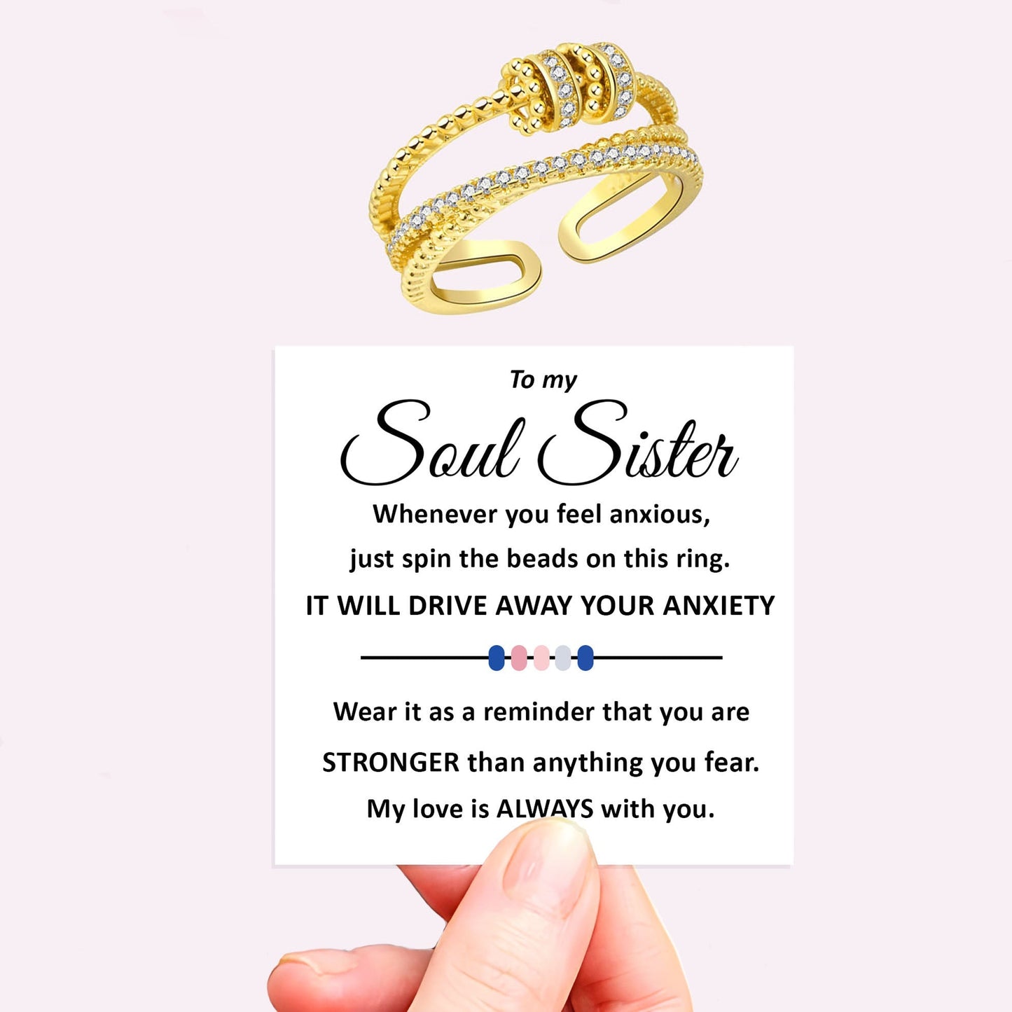 Altura™ Serenity Spinner Ring Set