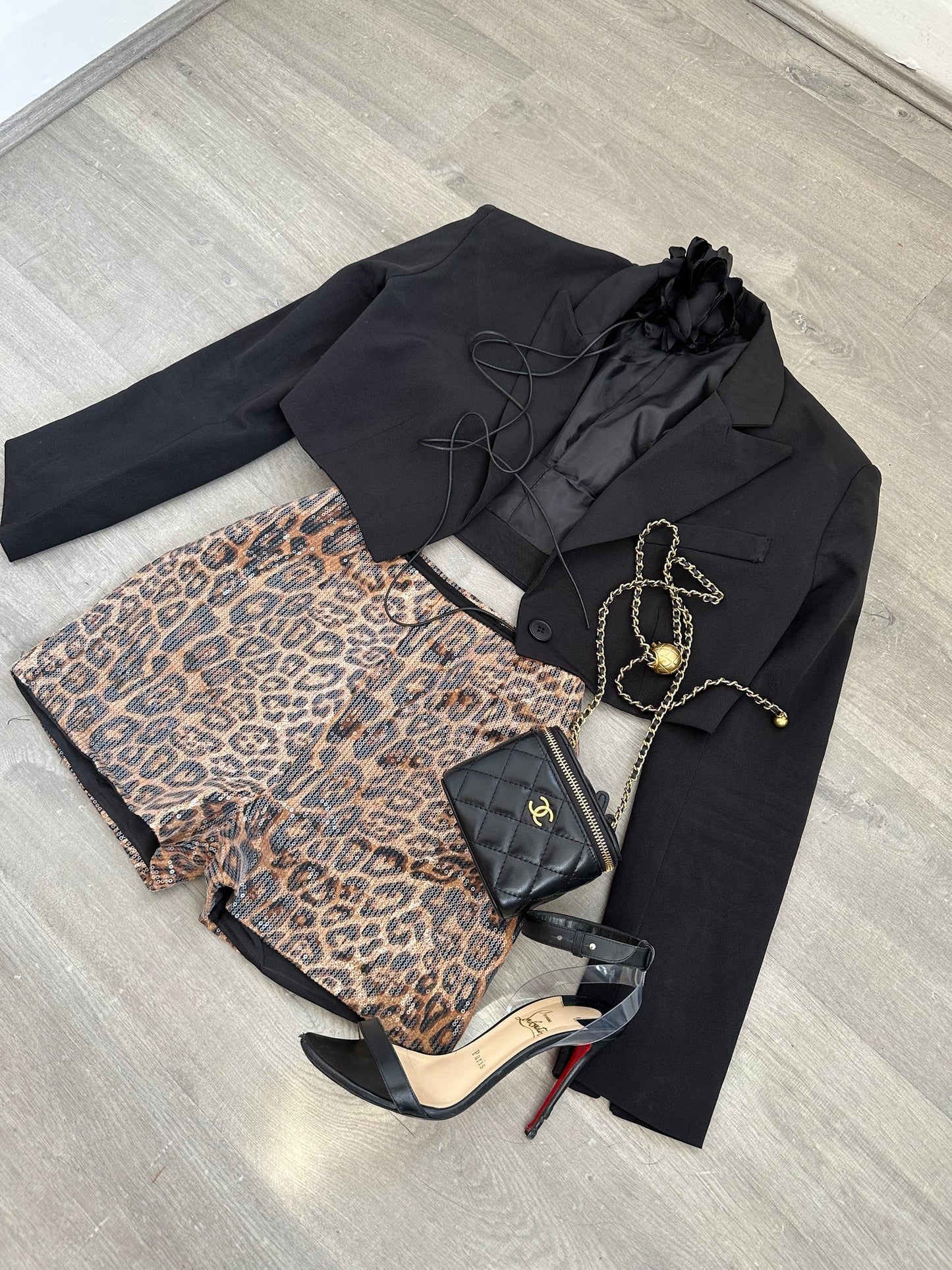 Leopard Luxe Curve Shorts